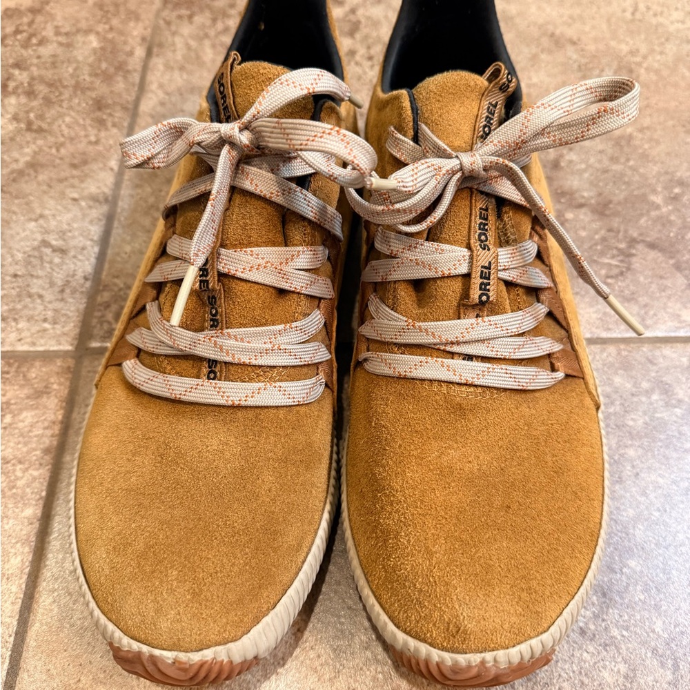 Sorel Tan Suede Sneakers